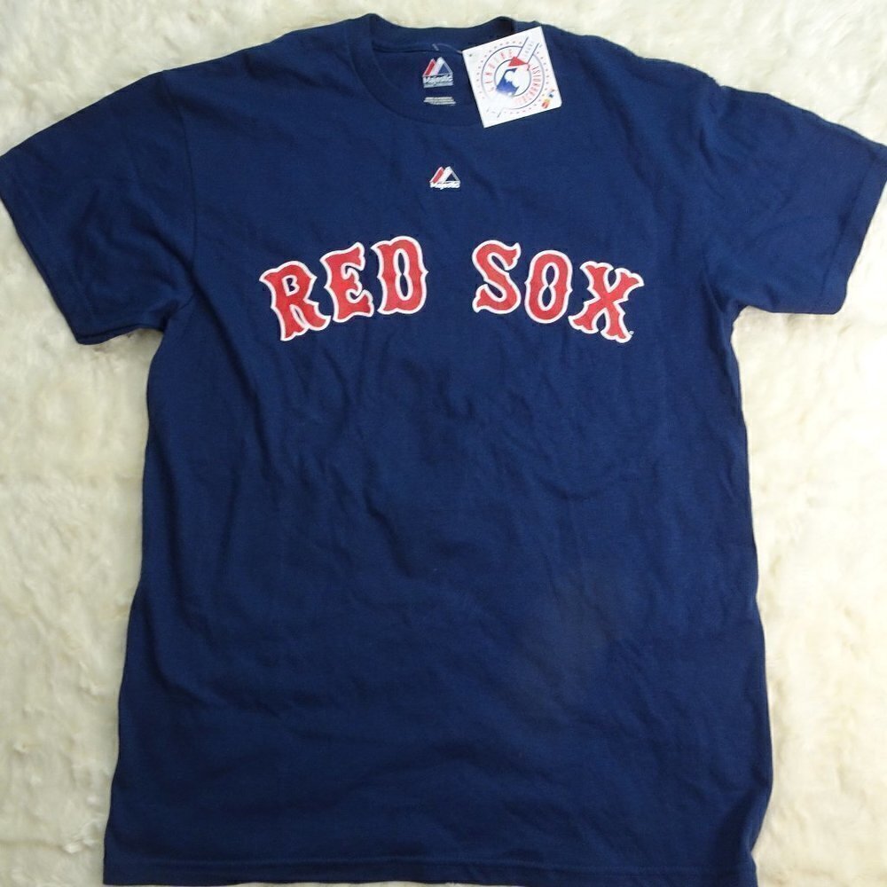 NWT MLB Boston Red Sox Majestic "Dad 1" Blue Med